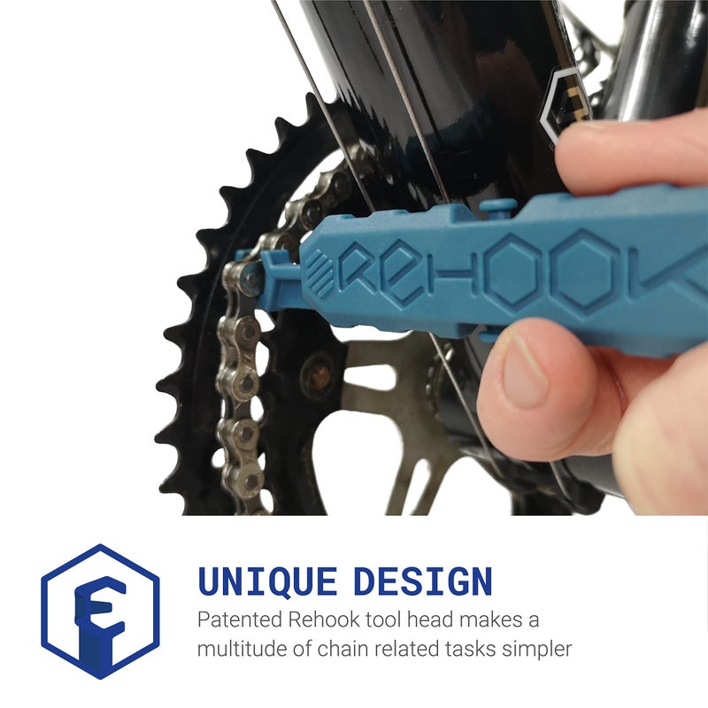 Rehook Colour - Get Your Chain Back on Your Bike in 3 Seconds. Without The Mess - Perfect Xmas Stocking Filler Blue - Image 3